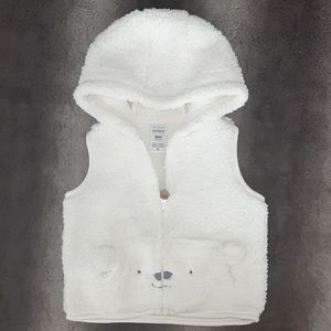 Baby plush vest
